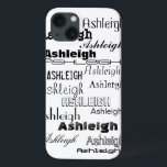 Etui iPhone 13 Polices cool Votre nom Personnalisé<br><div class="desc">Police cool votre nom coque personnalisé</div>