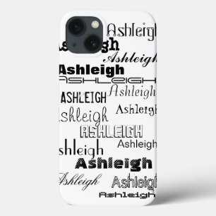 Etui iPhone 13 Polices fraîches votre nom personnalisé