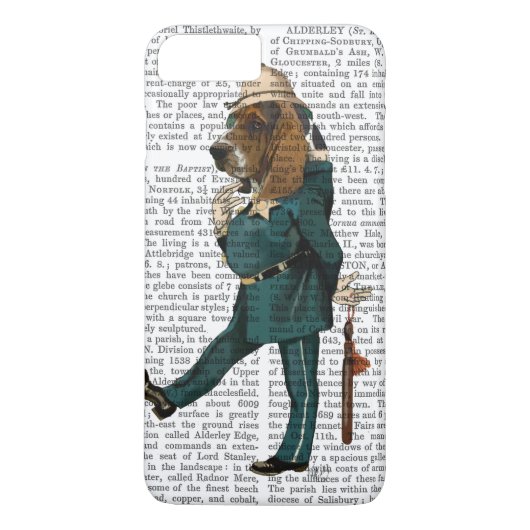 Coques Case-Mate iPhone Policier de Basset Hound (Dos)