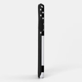 Coques Case-Mate iPhone Policier Personnalisé Ligne Bleue Mince (Dos/Droite)