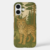 Coques Case-Mate iPhone Polish Lynx Forest Folk Art (Verso)