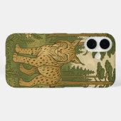 Coques Case-Mate iPhone Polish Lynx Forest Folk Art (Verso (horizontal))