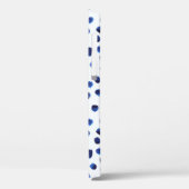 Coques Case-Mate iPhone Polka Bleue : Aquarelle Point sans joint. (Verso / Gauche)