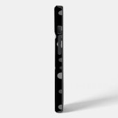Coques Case-Mate iPhone Polka Dot 01X.Ombre grise BBG noir (Verso / Gauche)