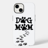 Coques Case-Mate iPhone Polka Dot DOG MOM Pawprints (Verso)