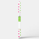 Coques Case-Mate iPhone Polka Dot Gerbera Daisy Rose Green (Verso / Gauche)