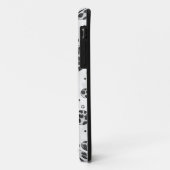 Coques Case-Mate iPhone Polka Dot Leopard Design noir et blanc (Dos/Gauche)