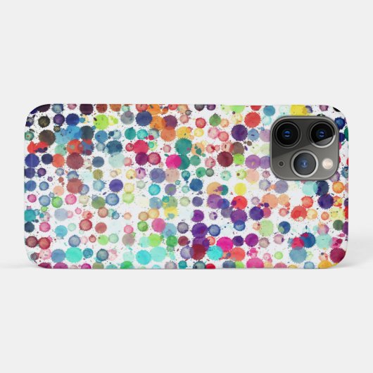 Coques Case-Mate iPhone Polka Dot Pixel (Dos (Horizontal))