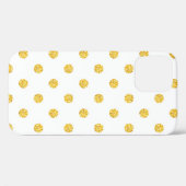 Coques Case-Mate iPhone Polka Gold Parties scintillant points Texture (Verso (horizontal))