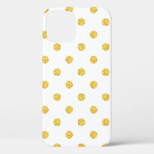 Case-Mate iPhone Case Polka Gold Parties scintillant points Texture