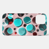 Coques Case-Mate iPhone Polka point aquarelle, motif abstrait. (Verso (horizontal))