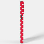Coques Case-Mate iPhone Polka rouge pointillé (Verso / Droite)
