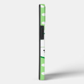 Coques Case-Mate iPhone Polkadot vert et blanc, chatons mignons personnali (Verso / Droite)