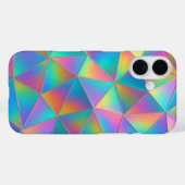 Coques Case-Mate iPhone Polygone iridescent (Verso (horizontal))