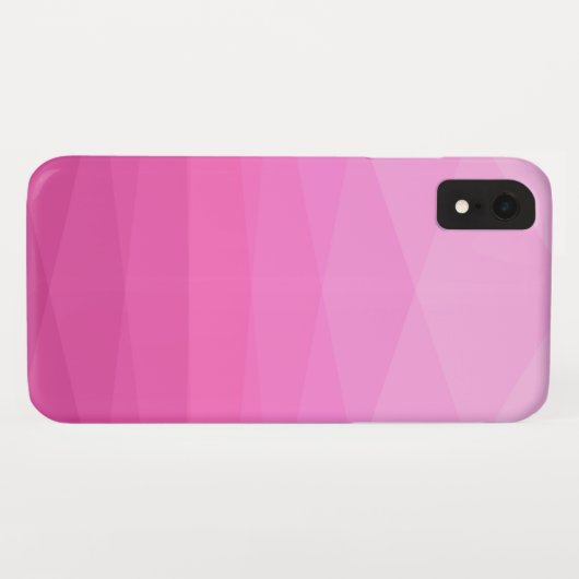 Coques Case-Mate iPhone Polygone rose (Dos (Horizontal))