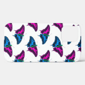 Coques Case-Mate iPhone Polysexual Pride Flag Swallowtail Butterfly (Verso (horizontal))