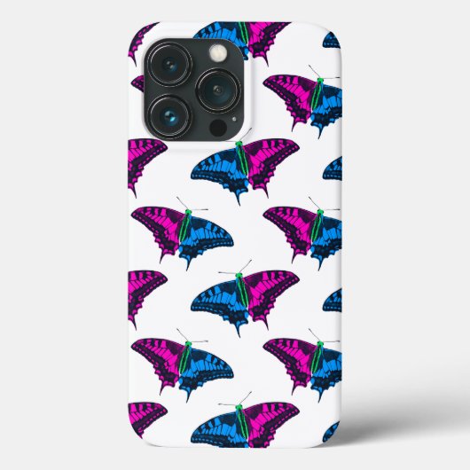 Coques Case-Mate iPhone Polysexual Pride Flag Swallowtail Butterfly (Verso)