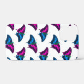 Coques Case-Mate iPhone Polysexual Pride Flag Swallowtail Butterfly (Verso (horizontal))