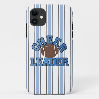 Coque Case-Mate Pour iPhone Pom-pom girl de football bleu et blanc iPhone 5 Co