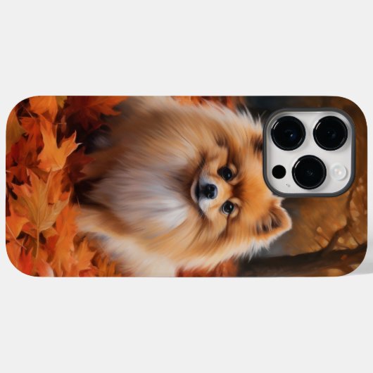 Coques Case-Mate iPhone Poméranie en automne Feuilles Automne Inspire (Verso (horizontal))