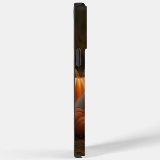 Coques Case-Mate iPhone Poméranien Chiot Automne Citrouille délice (Verso / Droite)