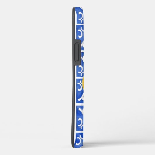 Coques Case-Mate iPhone Pomme 12 Téléphone, Citrons d'été + Carrelage ital (Verso / Droite)