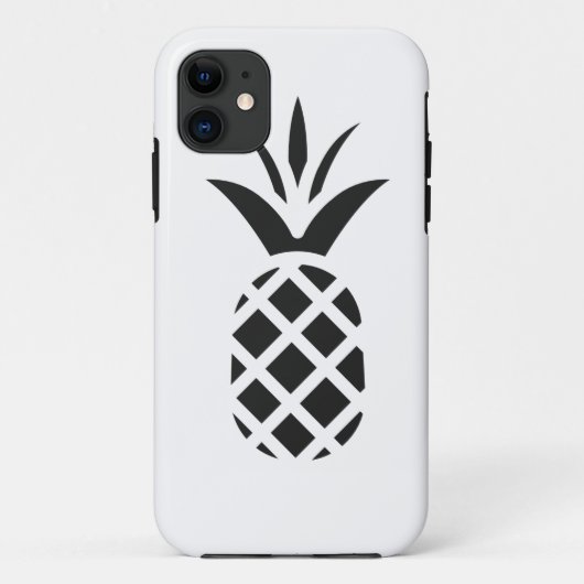 Coques Case-Mate iPhone Pomme à pin noir (Dos)