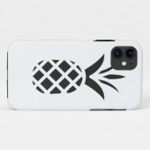Coques Case-Mate iPhone Pomme à pin noir (Dos (Horizontal))