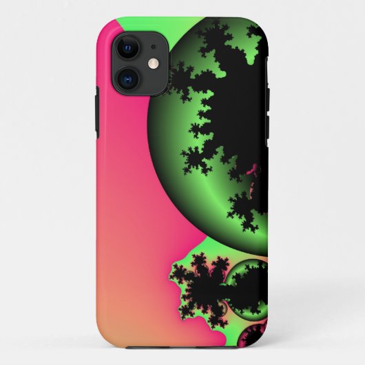 Coques Case-Mate iPhone pomme aigre fractale (Dos)
