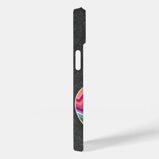 Coques Case-Mate iPhone Pomme enseignant personnalisée avec Motif Chevron  (Verso / Droite)