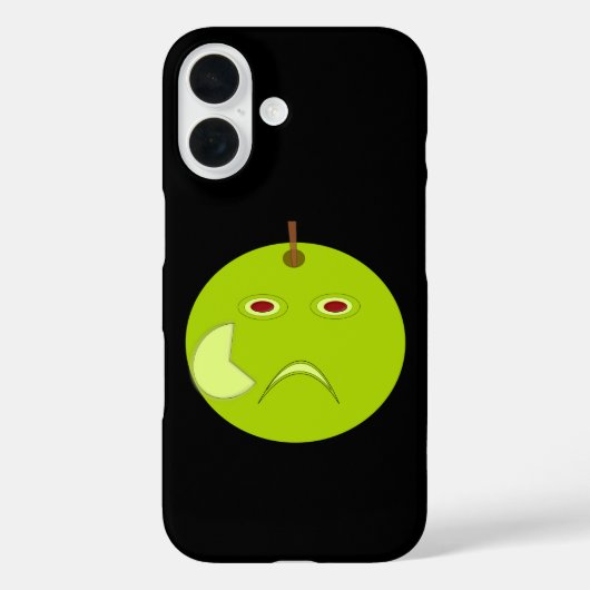 Coques Case-Mate iPhone Pomme maléfique avec cicatrice Halloween (Verso)