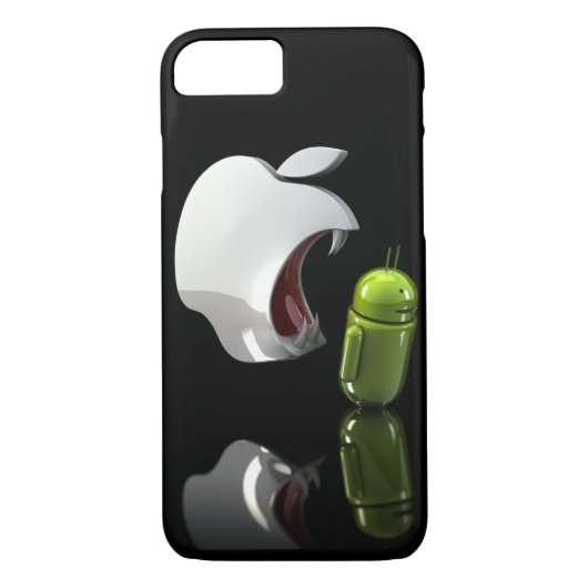 Coques Case-Mate iPhone pomme mangeant la caisse androïde (Dos)