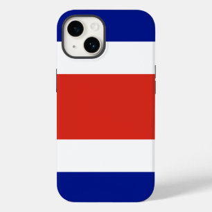 Coque Pour iPhone 14 Pomme patriotique 14 Coque-Mate, drapeau du Costa 