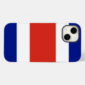 Coques Case-Mate iPhone Pomme patriotique 14 Coque-Mate, drapeau du Costa (Verso (horizontal))
