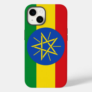 Coque Pour iPhone 14 Pomme patriotique 14 Coque-Mate, drapeau éthiopien