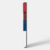 Coques Case-Mate iPhone Pomme patriotique 14 Coque-Mate, drapeau serbe (Verso / Gauche)