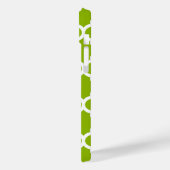 Coques Case-Mate iPhone Pomme Vert Wt Marocain #5 Navy 3 Initial Monogramm (Verso / Gauche)