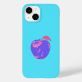 Coques Case-Mate iPhone Pomme violette Pop Art (Verso)