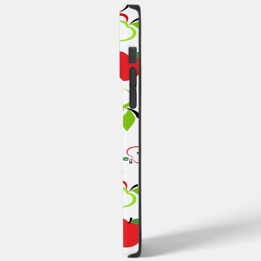 Coques Case-Mate iPhone Pommes rouges et vertes (Verso / Gauche)