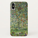 Coque iPhone X Pommier Par le cru de Gustav Klimt<br><div class="desc">Peinture à l'huile 1912 de pommier (Apfelbaum) par le symboliste et l'artiste autrichiens Gustav Klimt (1862-1918) de Nouveau d'art</div>