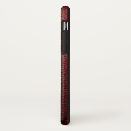 Coques Case-Mate iPhone Pompier en cuir imprimé (Dos/Gauche)