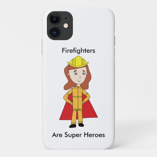 Coques Case-Mate iPhone Pompier Femme Super Héros Personnaliser (Dos)