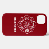 Coques Case-Mate iPhone Pompier Maltese Cross Phone Case (Verso (horizontal))