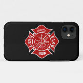 Coques Case-Mate iPhone Pompier Maltese Cross Phone Case (Dos (Horizontal))