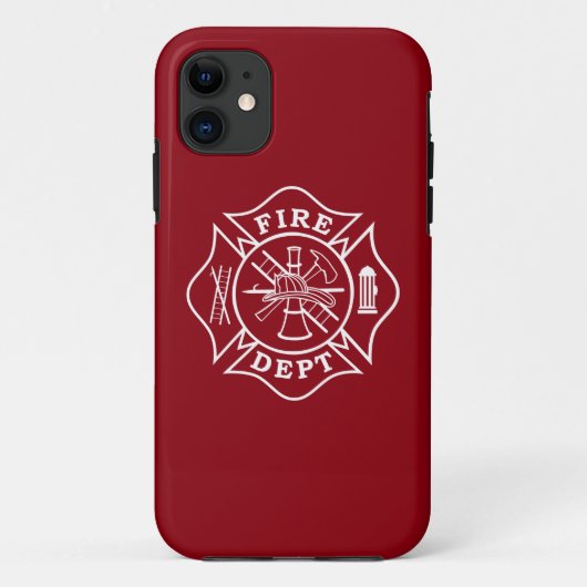 Coques Case-Mate iPhone Pompier Maltese Cross Phone Case (Dos)