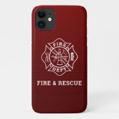 Coques Case-Mate iPhone Pompier Maltese Cross Phone Case (Dos)