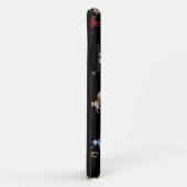 Coques Case-Mate iPhone Poney sur Noir (Dos/Droite)