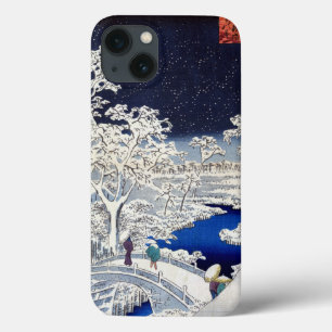 Case-Mate iPhone Case Pont à tambour Utagawa Hiroshige Meguro et coucher