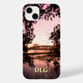 Coques Case-Mate iPhone Pont commémoratif de Beaufort Woods au coucher du  (Verso)