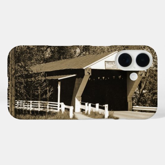 Coques Case-Mate iPhone Pont couvert (Verso (horizontal))